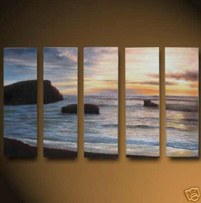 Dafen Oil Painting on canvas seascape painting -set482